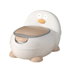 ABYZ кремаво гърне във формата на патица със сваляема купа и мека седалка - Пеленаче