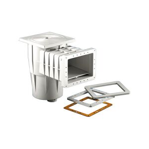 Kripsol ABS Standard Fémfészkes Szkimmer Fóliás Medenecéhez 1,5" 131534364 - Szkimmer