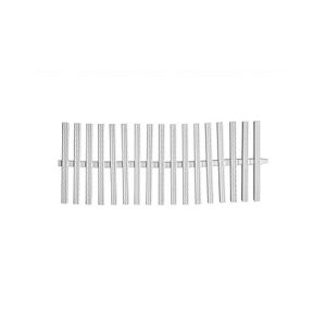 Gemas Túlfolyórács Egyenes Íves - 195 mm x 25 mm 131534522 - Túlfolyórács & Profil