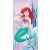 Disney Hercegnők Ariel strand törölköző, 70x140cm pamut törölköző