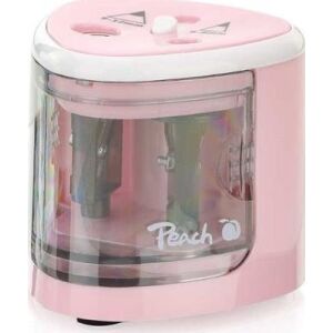Peach PO102 Elektromos ceruzahegyező Rózsa, Fehér