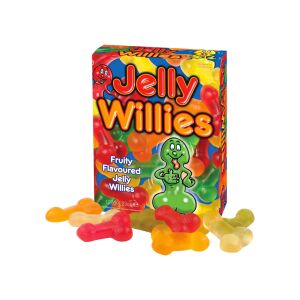 Jelly Willies Kolorowe Żelki Owocowe 150g - Wesołe Kształty 131655669 - Słodycze