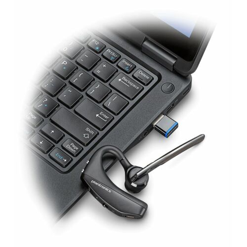 Poly Voyager 5200 UC Headset Vezeték nélküli Hallójárati Iroda/telefonos ügyfélközpont Bluetooth Fekete 138859837