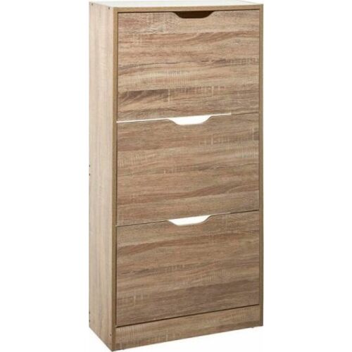 Dulap pantofi 5five din lemn natural cu 3 rafturi