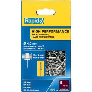 Szegecsek Rapid 5001434 Ø 4 x 12 mm 131655963 - Kötőelem