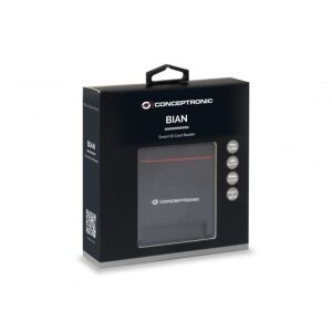 CONCEPTRONIC Smart-ID Kartenleser USB-A2.0           schwarz 138908246 - Kartenleser