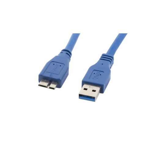 USB Kábel - micro USB Lanberg CA-US3M-10CC-0005-B (0,5 m)
