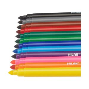 Flamastry Milan 631, różne kolory, zbliżenie - Filctoll