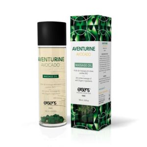 Exsens Aventurine Avocado Masszázsolaj - Erotikus, 100ml