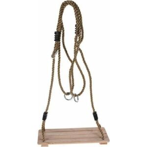 Hinta 40 x 16 cm fa hinta kötéllel - Kültéri hinta