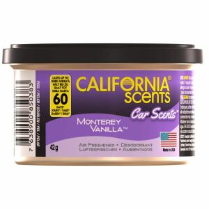 California Scents Monterey Vanilla Auto Lufterfrischer, 42g, langanhaltender Duft - Lufterfrischer für Autos