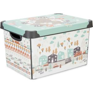 Cutie de depozitare Road Cu mânere Plastic 17 L (27,5 x 22 x 36,5 cm) 131657907 - Depozitare și organizare