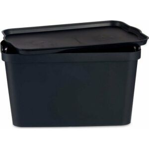 Cutie de depozitare cu capac Antracit Plastic (29,3 x 24,5 x 45 cm) 131658049 - Depozitare și organizare