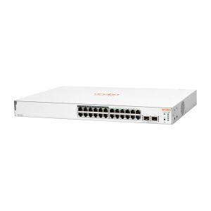 HPE Aruba Switch 1830 24G 2SFP 24xGBit/2xSFP (12xPoE/195W) JL813A Aruba Instant On 131658307 - Przełącznik