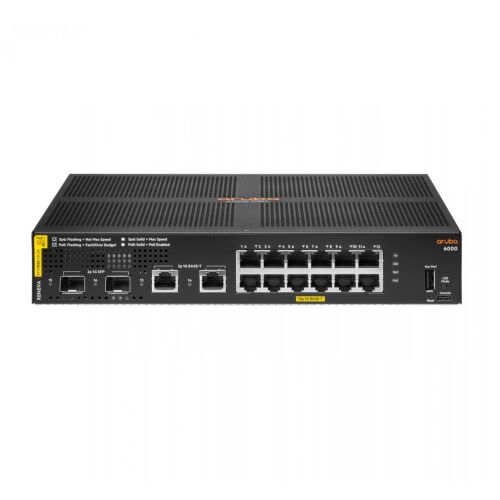 HPE Aruba 6000 Managed 12G 2SFP PoE+ 139W Switch 131658362