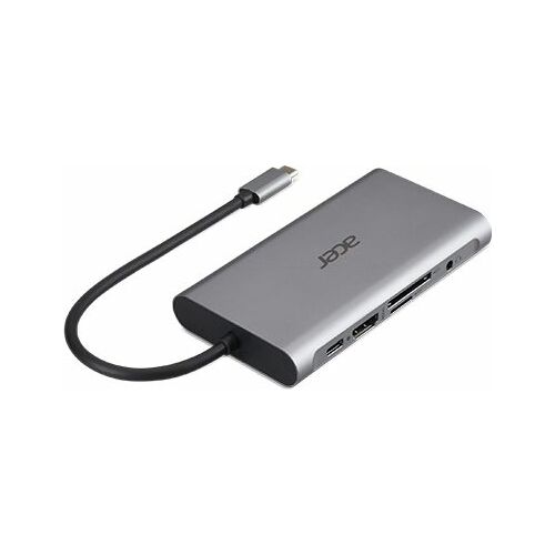 Acer HP.DSCAB.002 dokovacia stanica a replikátor portov USB 3.2 Gen 1 (3.1 Gen 1) Type-C Strieborná