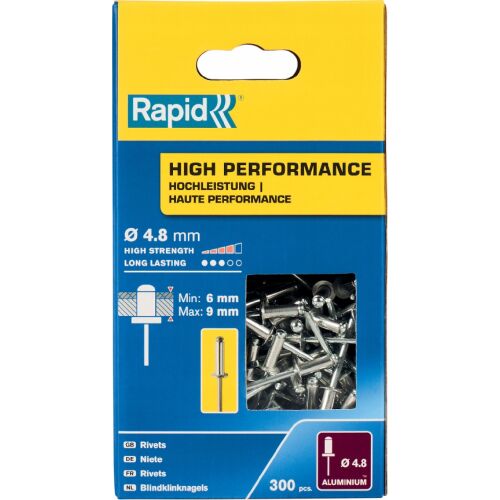 Szegecsek Rapid 5001436 Ø 4,8 x 12 mm 131658881