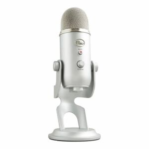 Mikrofon Logitech Blue Yeti USB Mic Ezüst színű Fekete