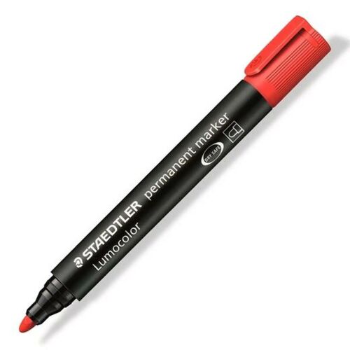 STAEDTLER Marker Lumocolor perm rot 10 Stück