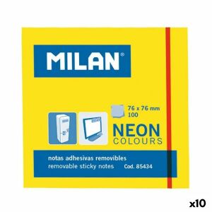 Haftnotizen Milan 76 x 76 mm Gelb 10 Stück 131659686 - Notizblöcke
