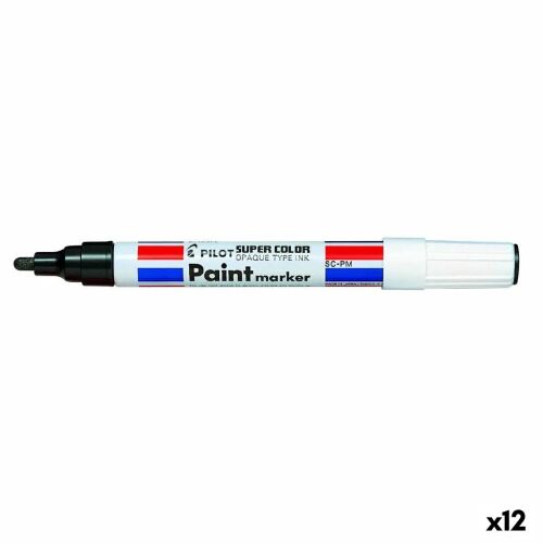 Dauermarker Pilot SC-PM Schwarz 4,5 mm (12 Stück) 131659872