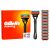 Gillette Fusion borotva + 11 db tartalék penge 131660529