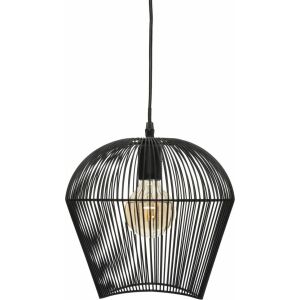 Lampa de tavan Atmosphera Jena neagră, lampă suspendată metalică 40W - Lămpi și iluminat