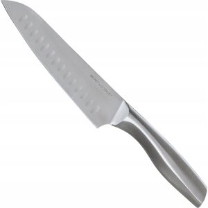 Santokumesser Secret de Gourmet Edelstahl (31,5 cm) 131661838 - Pfannen, Abendessen, Küchenmesser, Besteck-Sets und Töpfe