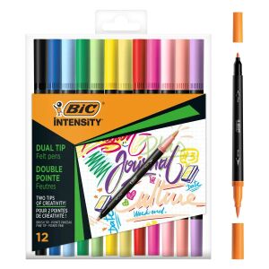 Sada fixiek Bic Intensity 12 Kusy Viacfarebná 131664736 - Pomôcky na kreslenie