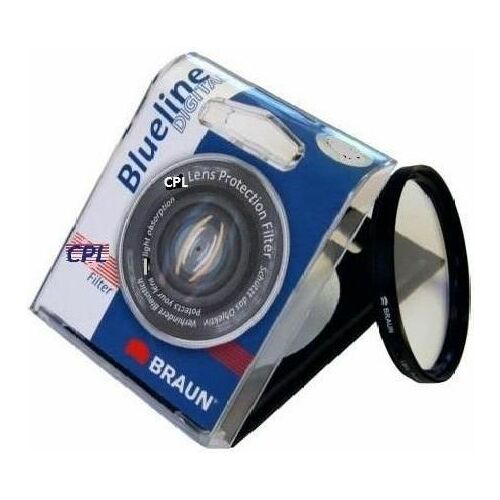 Braun 62mm Blueline Circular Polarising Filter Polarizációs kamera szűrők 6,2 cm