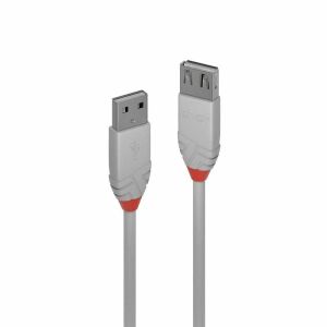 USB kábel LINDY 36712 Sivá 1 m 131670657 - USB káble