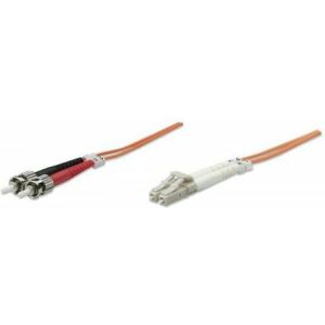 Intellinet 1m LC/ST kabel InfiniBand / światłowodowy Pomarańczowy 131673348 - Kabel optyczny