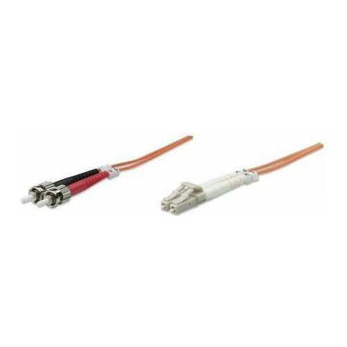 Intellinet 1m LC/ST kabel InfiniBand / światłowodowy Pomarańczowy 131673348