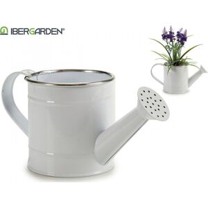 Giesskanne Silberfarben Metall Weiß 131673547 - Gartenbauwerkzeuge