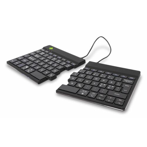 R-Go Tastatur Split   Break Nordic-Layout kabellos   schwarz 131673821
