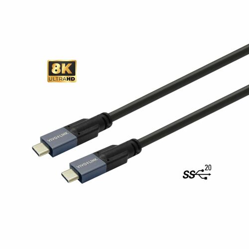 Vivolink PROUSBCMM7 USB kábel 7 m USB 3.2 Gen 2 (3.1 Gen 2) USB C Čierna 131673850