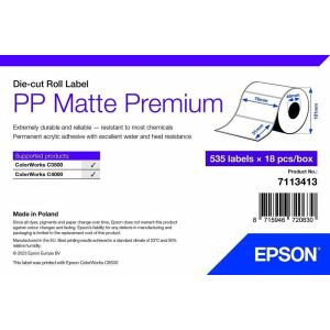 Epson 7113413 etichete pentru imprimante Alb Eticheta imprimantă auto-adezivă 131673973 - Etichete