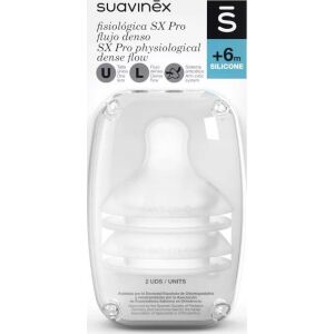Tetină Suavinex SX Pro Physiological L (2 Unități) 131674369 - Hrănire