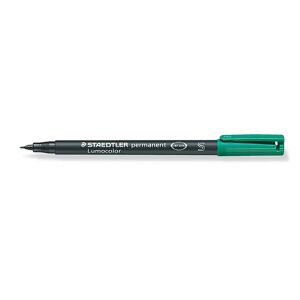 Marker permanent Staedtler Lumocolor 313-5 S Verde - Markere
