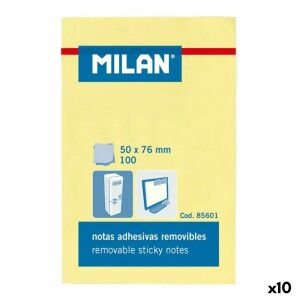 Haftnotizen Milan 56 x 76 mm Gelb 10 Stück 131674683 - Notizblöcke