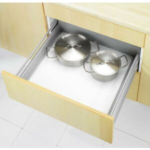 Mata antypoślizgowa Wenko 47047100 Szuflady Biały (50 x 150 cm) 131674762 - Przybory kuchenne