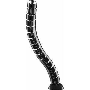 Equip podwójną prowadnicę kabla 73cm do montażu pod blatem w kolorze czarnym 131674983 - Komputer i akcesoria