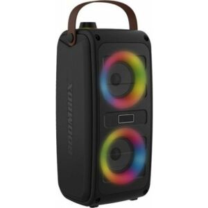 Bluetooth Hordozható Hangszóró Denver Electronics Fekete LED RGB