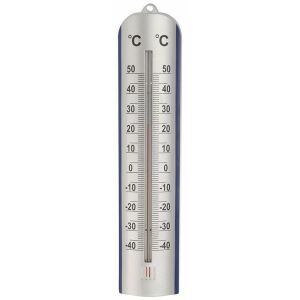 Termometer ovzdušia Progarden Vnútro/Exteriér Aluminium 27,5 cm 131675478 - Izbové teplomery