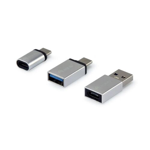 Equip Adapter USB-C->USB-A/-B/USB-A->USB-C        3Stk  Alu. 131675821