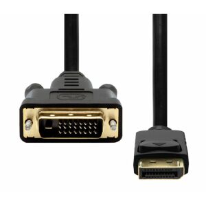ProXtend Displayport 1.2 to DVI-D 24+1 3M Schwarz 138906297 - DisplayPort-Konverter