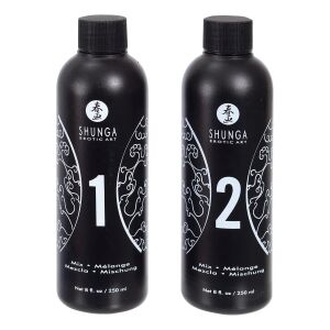 Shunga Body-to-Body Żel do masażu Truskawka & Szampan 2x250ml + prześcieradło 131676967 - Krem i olejek do masażu