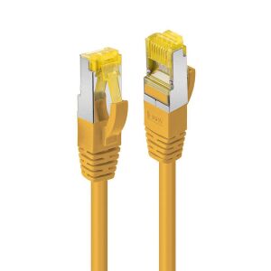 LINDY Patchcord Cat6A RJ45 S/FTP Cat7 LSZH kabel żółty 1m 137544908 - Artykuły techniczne i elektronika