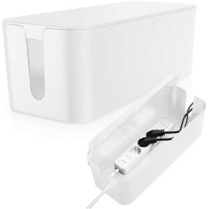 Organizator prelungitor si cabluri, Alogy, 40cm, Alb 131677523 - Organizatori cabluri