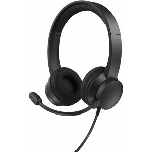 Trust HS-260 kabelgebundenes Headset für Büro und Callcenter, schwarz - Trust